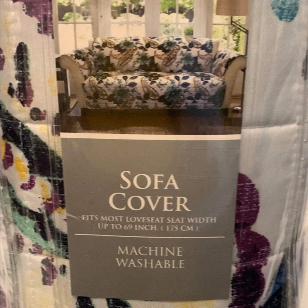 Lush Blue and Purple Artistic Furniture Cover